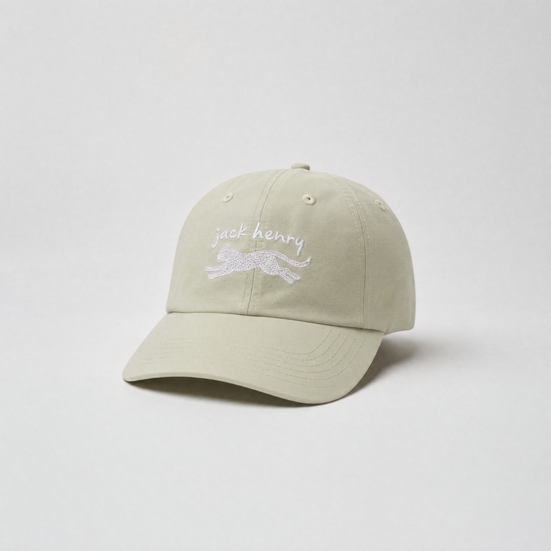 Jack Henry Leopard Nylon Bone Hat