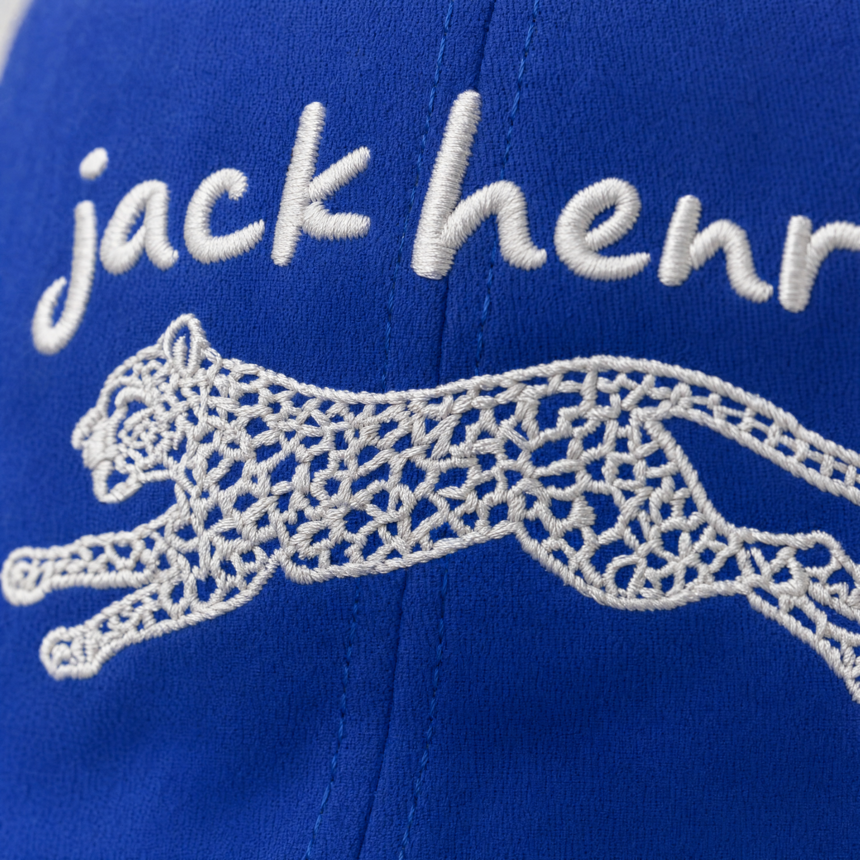 Jack Henry Leopard Nylon Cobalt Hat