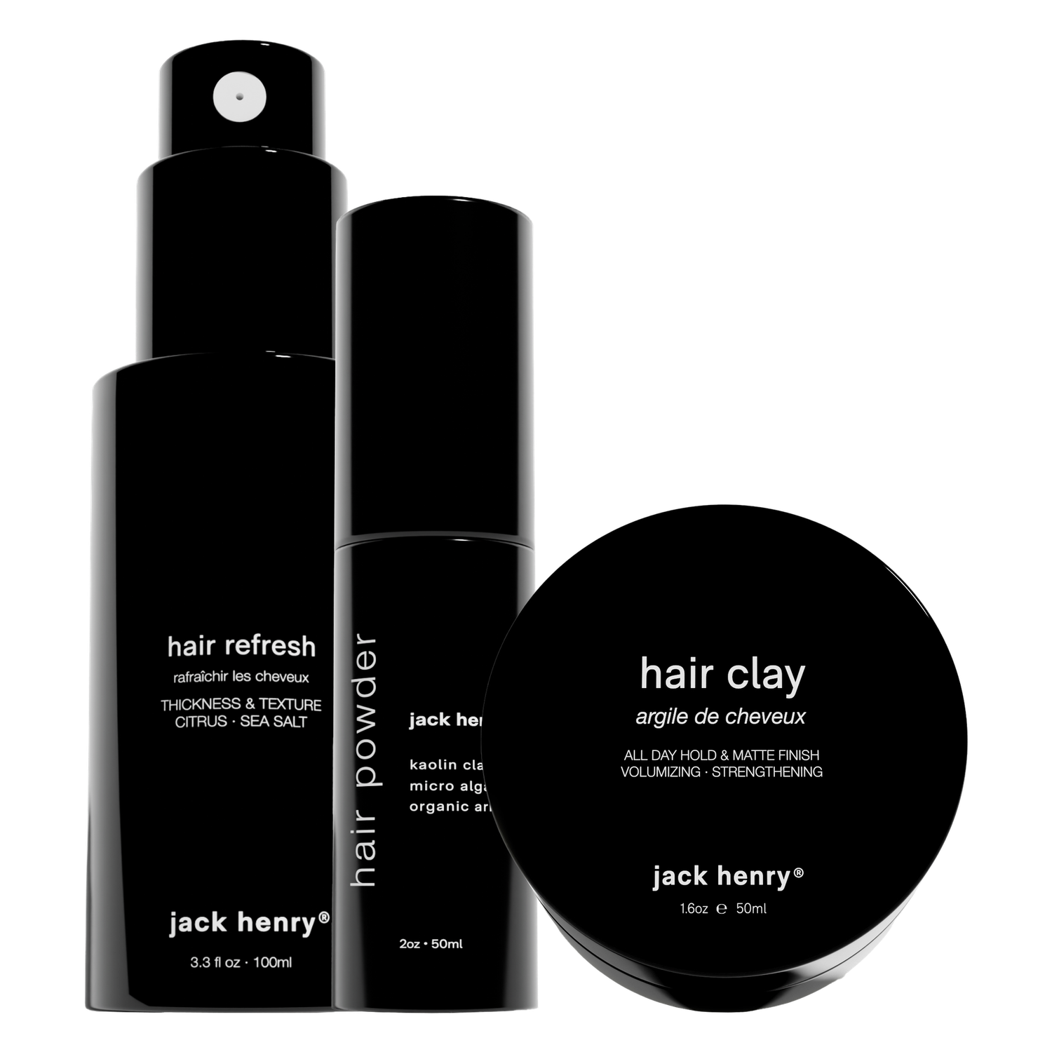 Hair Refresh, Hair Powder and Hair Clay