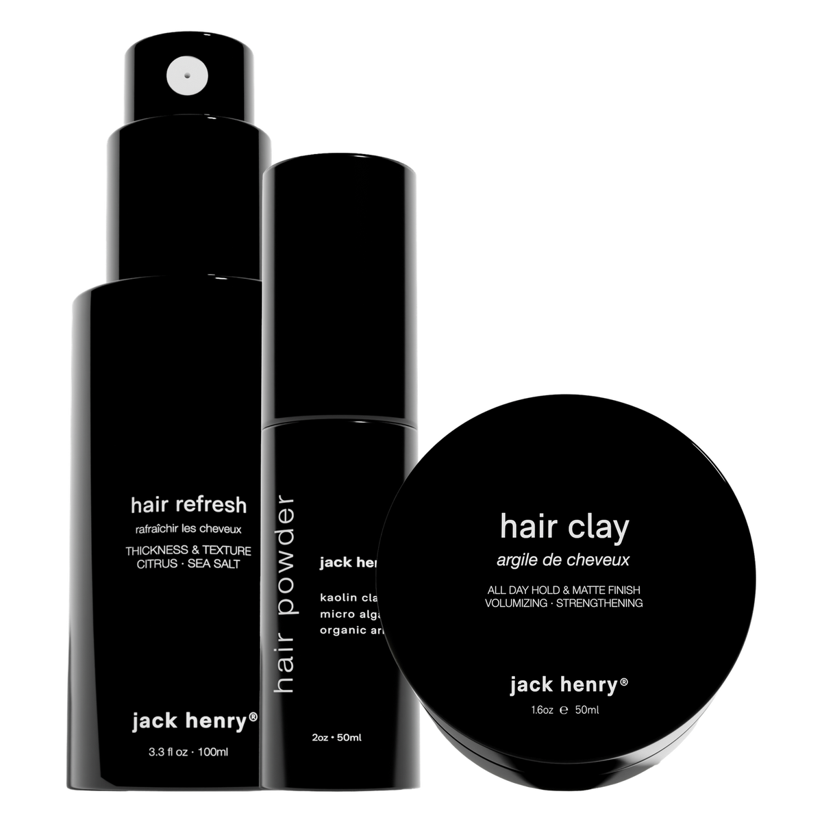 Hair Refresh, Hair Powder and Hair Clay